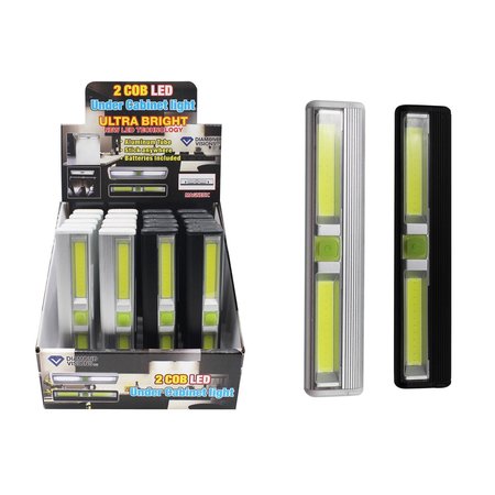 DIAMOND VISIONS 7 in. L Assorted Battery Powered COB Under Cabinet Light Strip 200 lm 08-1944